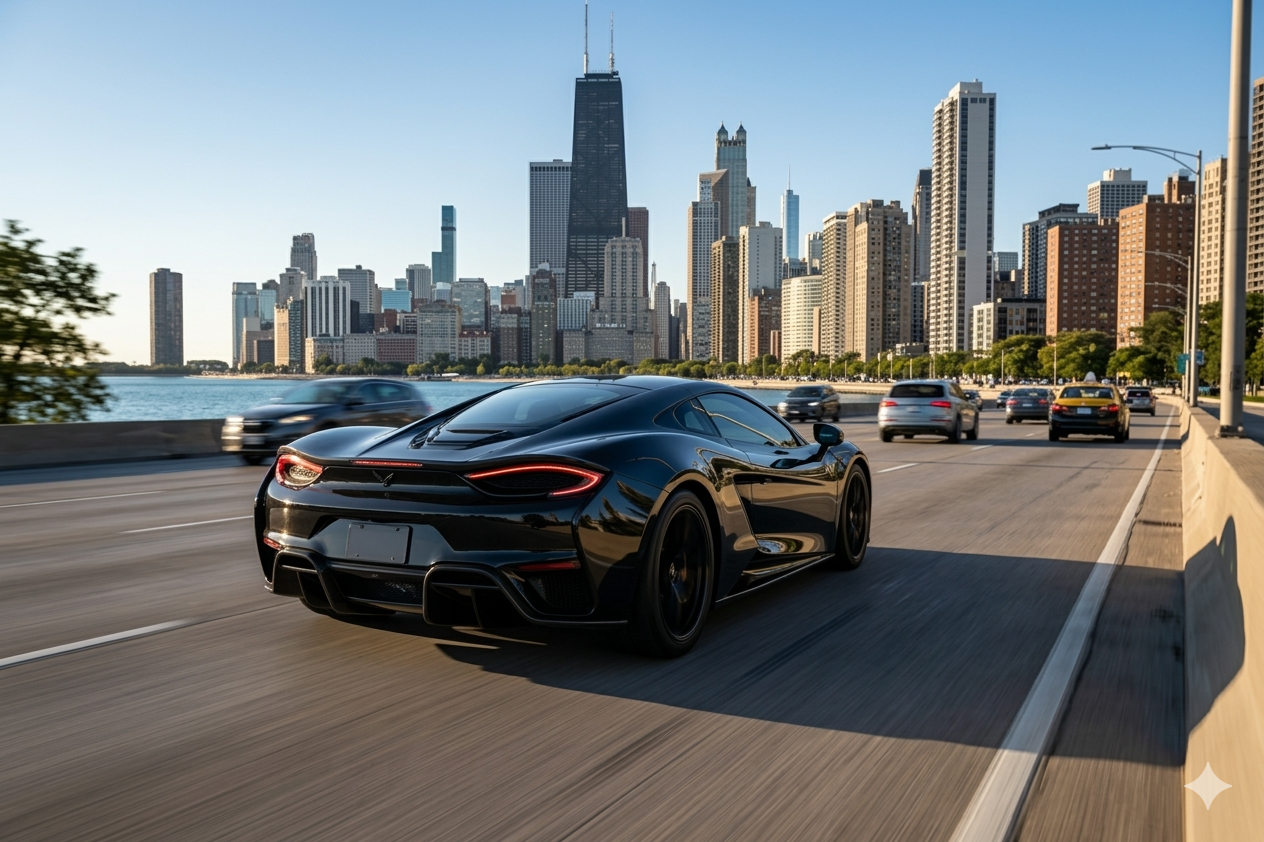 Modern automotive design studio